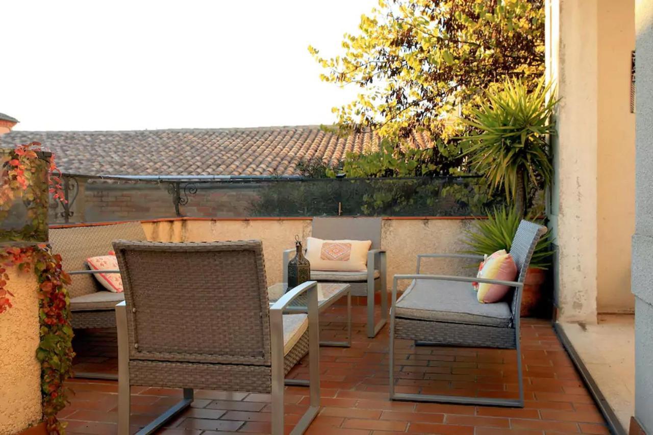 Maison de maître à BRAM # Jacuzzi Bram Exterior foto